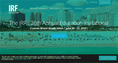 Desktop Screenshot of invitational.theirf.org